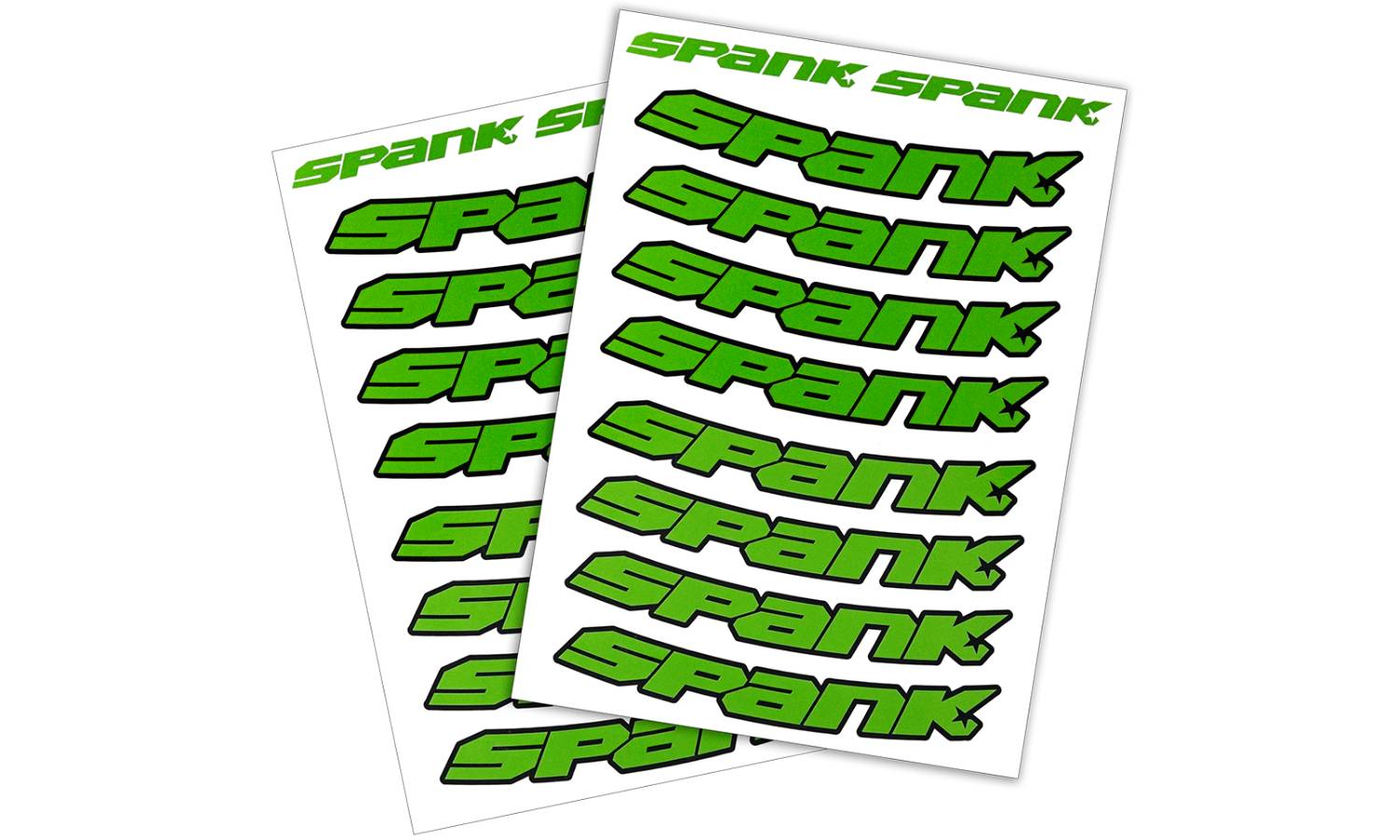 Фотография Набор наклеек на обода SPANK Decal kit, Green