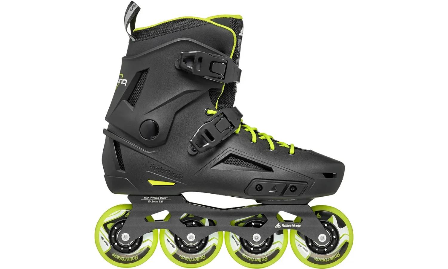 Ролики Rollerblade Lightning black-lime 310 5 Ролики Rollerblade Lightning black-lime 310 5