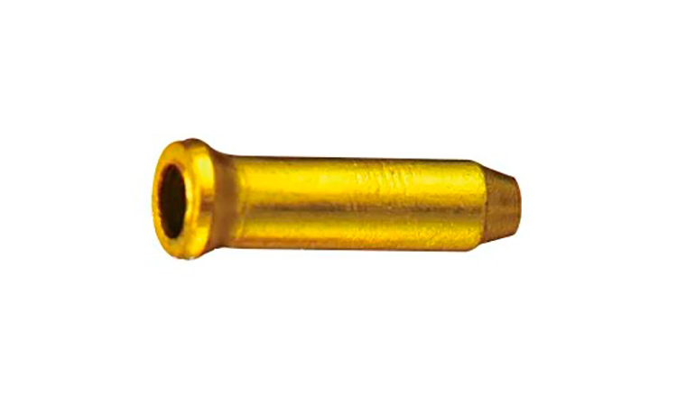 Фотография Оконцовка троса Bengal TIP01BK алюм., цв. анодировка, совместим с тросиками 1.8 мм и менее (1.8x11) (500 шт)  Золотистый