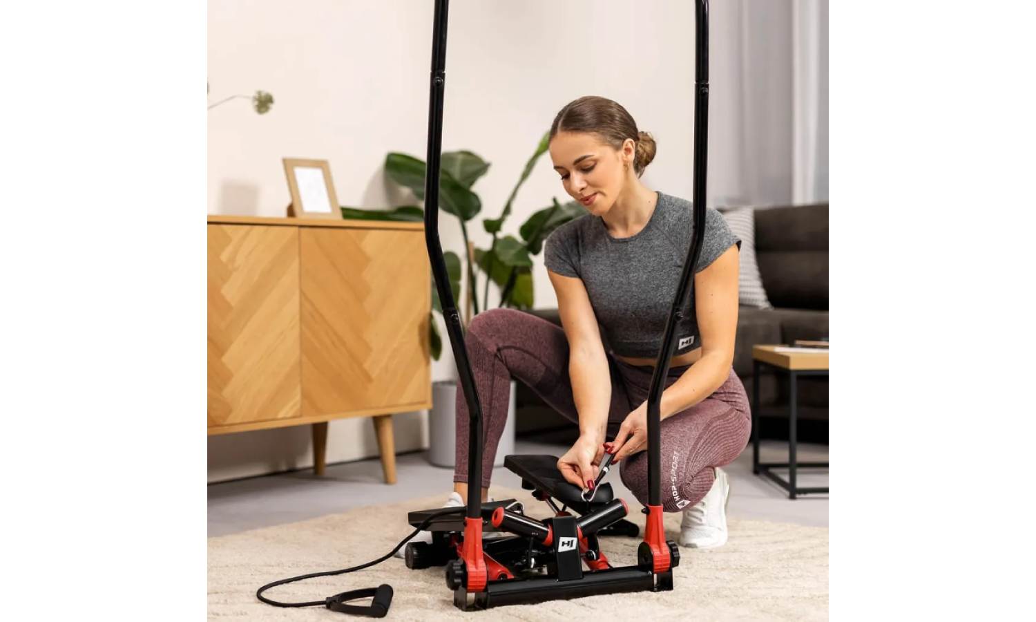 Степпер Hop-Sport HS-045S Slim Червоний 16