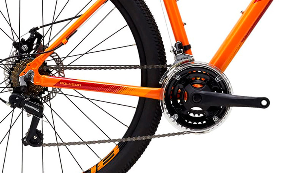 Фотография Велосипед POLYGON CASCADE 2 27,5" 2021, размер М, оранжевый 2