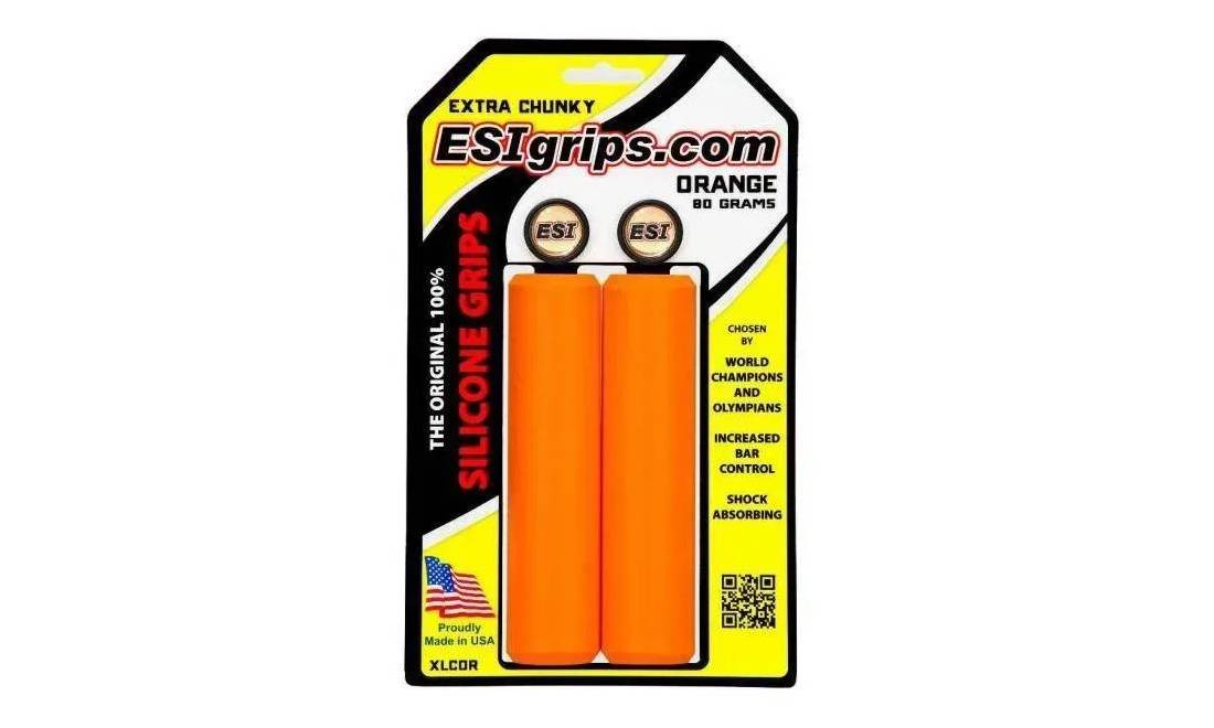 Грипсы ESI Extra Chunky Orange 8 Грипсы ESI Extra Chunky Orange 8