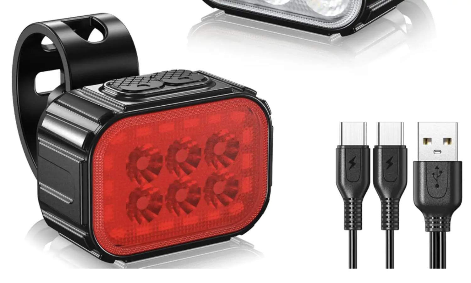 Мигалка задняя BEcool BC-TL5588R 100 Лм акумулятор 350мАг 2
