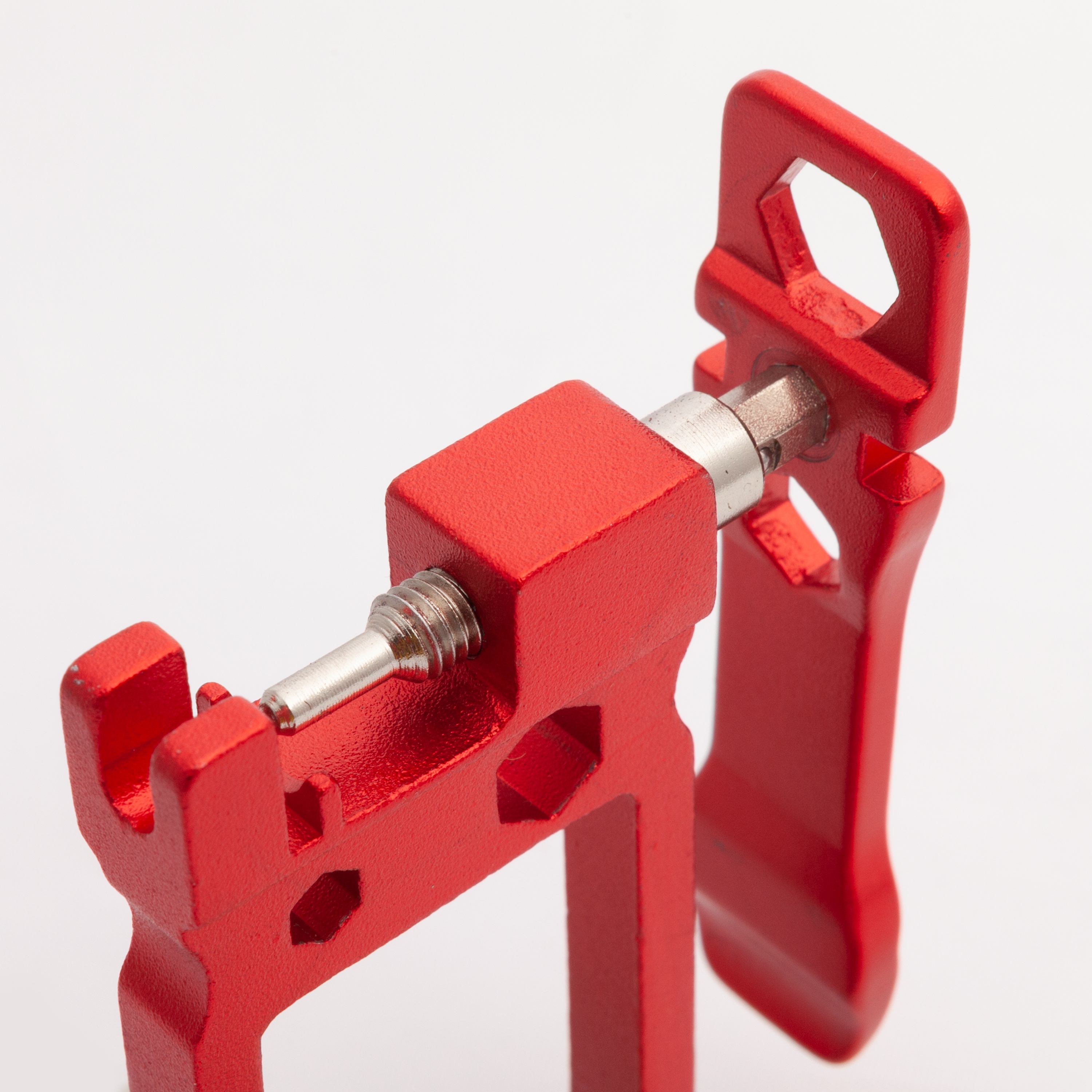 Фотография  Мультитул ключи-шестигранники Trinx TG12, компактные, цвет Красный 4