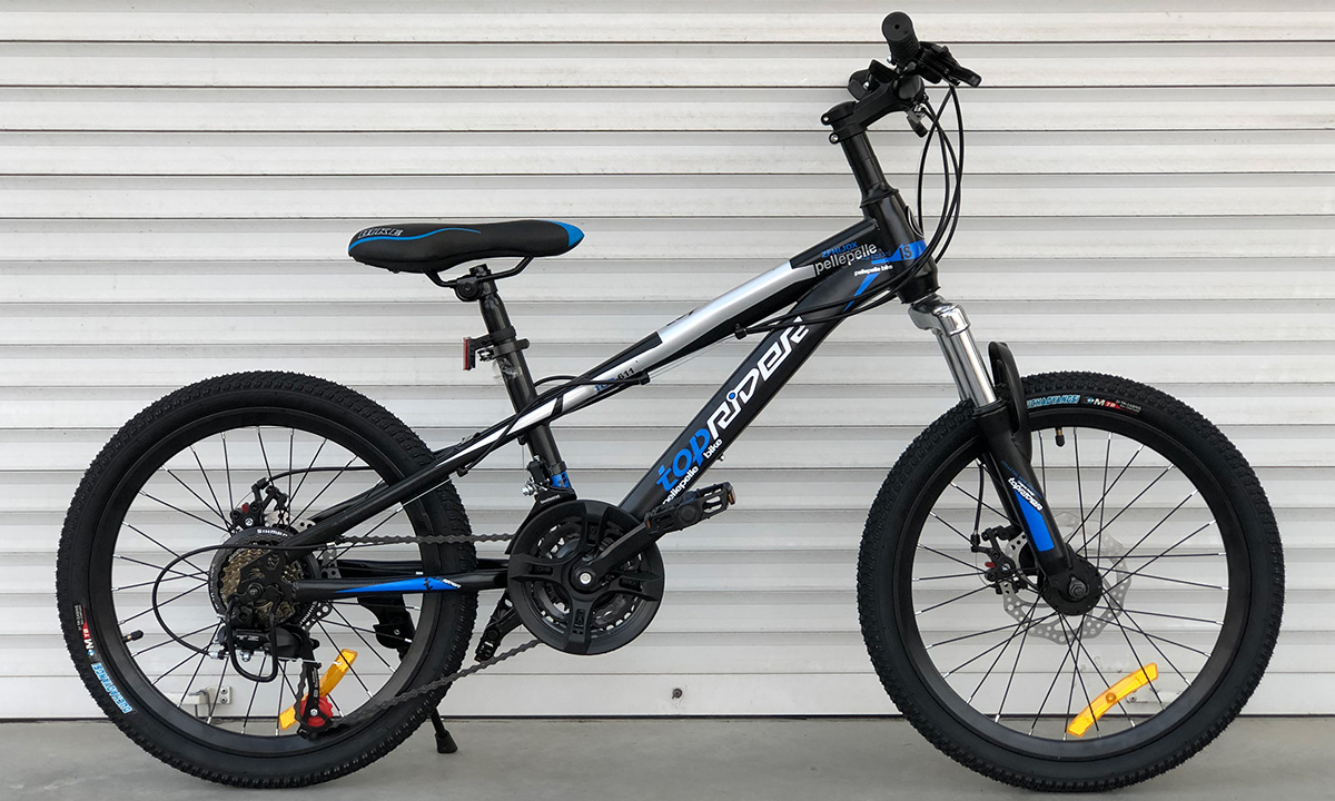 Фотографія Велосипед TopRider PEAK TF611 20" 2020 Чорно-синій