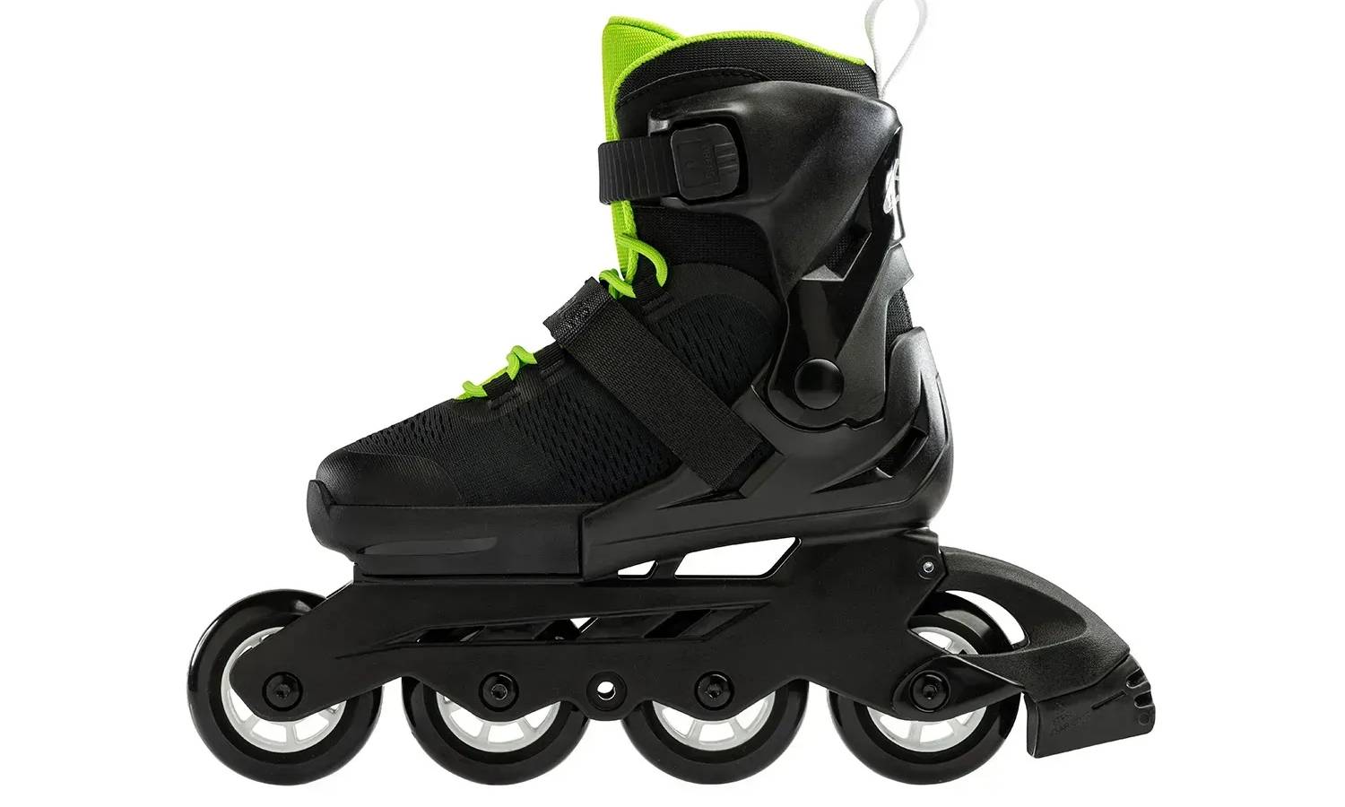 Ролики Rollerblade Microblade 2024 black-green 36.5-40 6