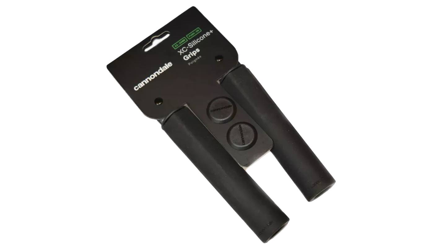 Грипсы Cannondale XC-Silicone, вспененный силикон, 135мм, черные 2