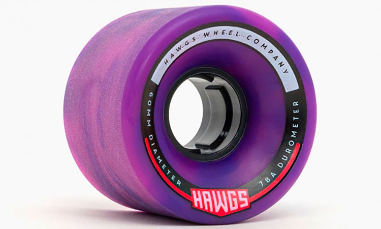 Колеса Landyachtz 60 мм Chubby Purple Pink Hawgs Фиолетовый