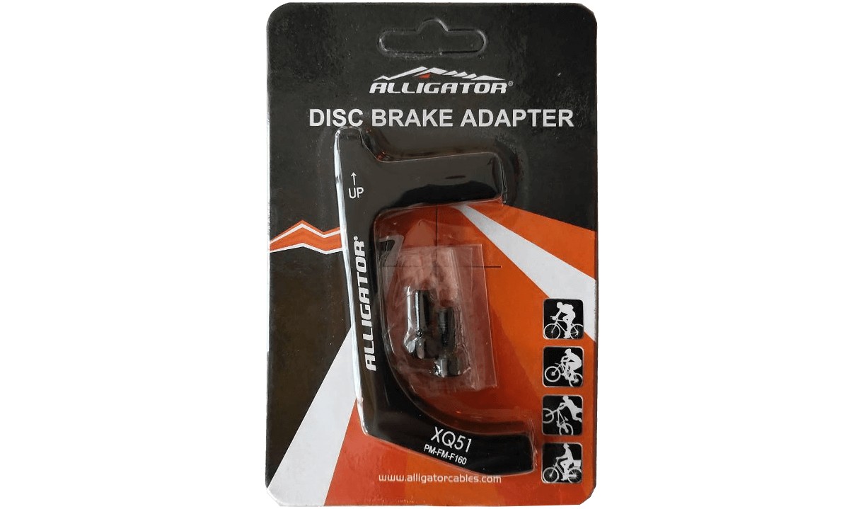 Адаптер дискового гальма Alligator на вилку Flat Mount в PM 160 мм 2 Адаптер дискового гальма Alligator на вилку Flat Mount в PM 160 мм 2