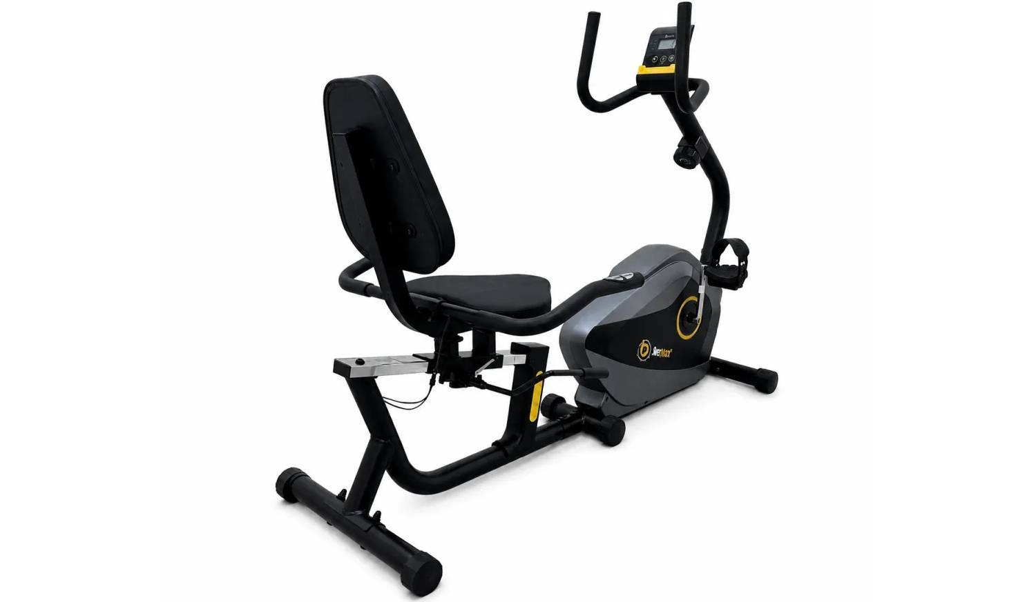 Велотренажер BESPORT BS-525 AXER горизонтальный черно-желтый 9