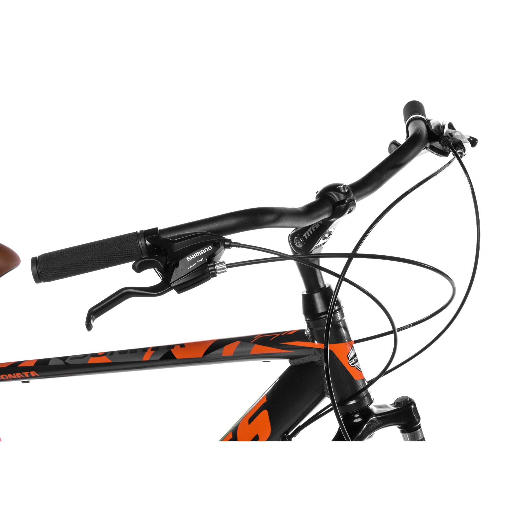Фотография Велосипед Cross Sonata 26", размер L рама 19",(2022), Серо-оранжевый 4