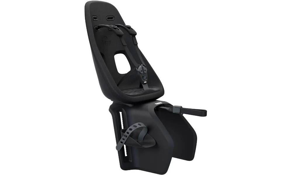 Фотография  Детское велокресло на багажник Thule Yepp Nexxt Maxi Rack Mount Obsidian, адаптер для креплення не нужен 