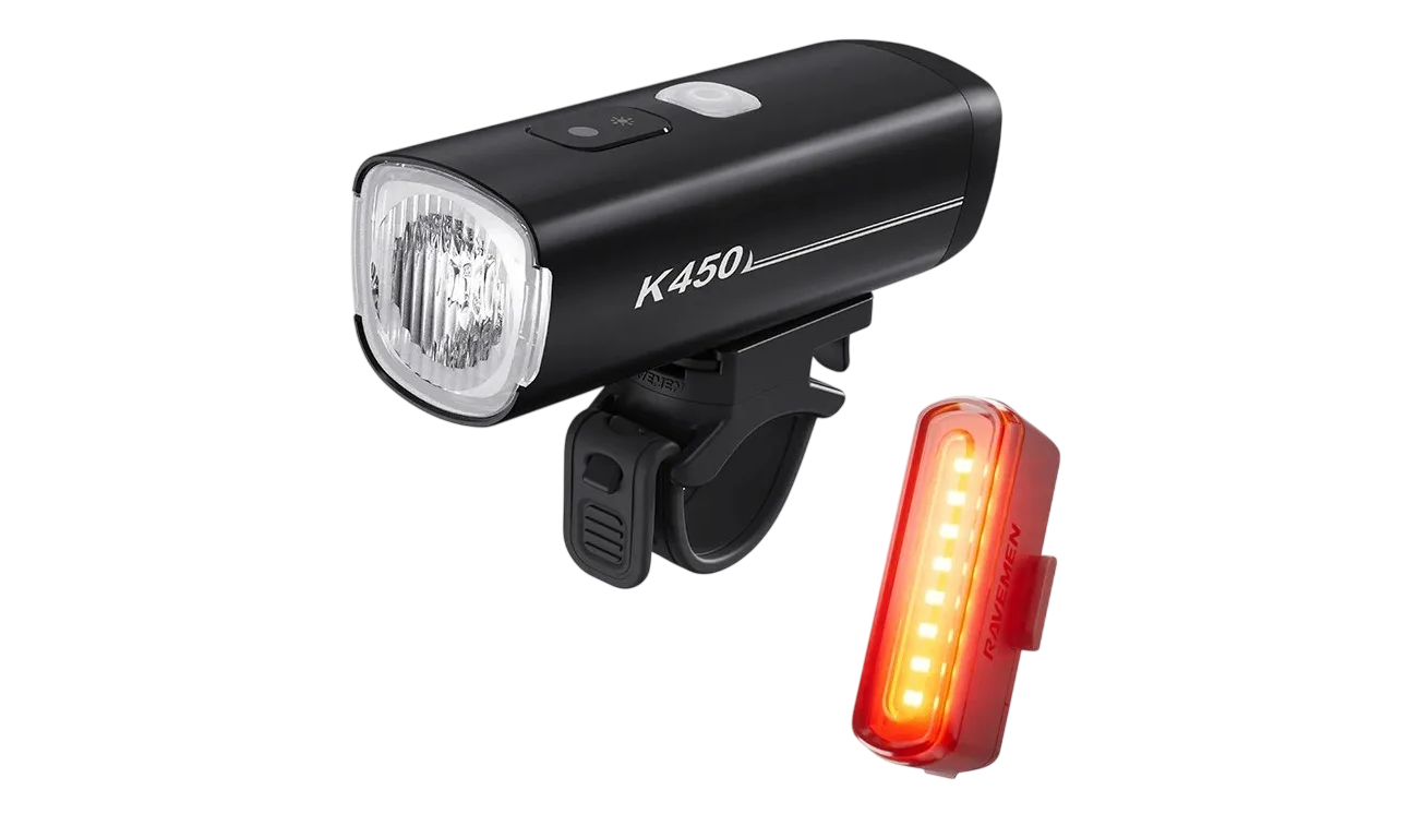 Комплект света Ravemen LS31 : K450 + TR30 (450 + 30 lm, 2200 + 200 mAh) 