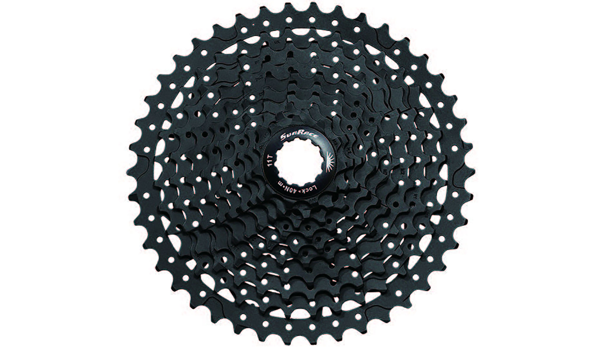 Касета SunRace CSMS2 TAY E, 10 швидкостей, 11-42Т, Black 