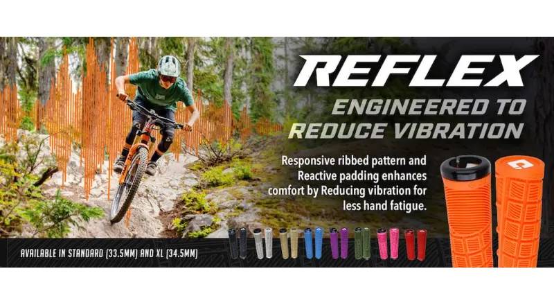 Гріпси ODI Reflex v2.1 Lock-On MTB Closed End Orange 6