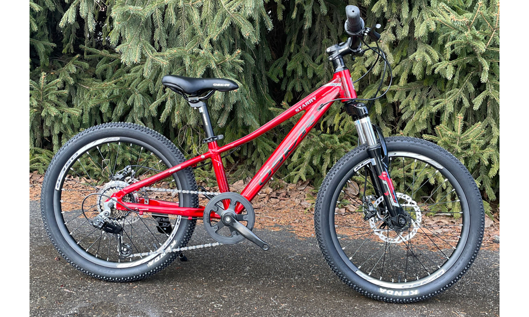Велосипед OSKAR Starry 20" размер XXS, рама 11", 2025, красный 3
