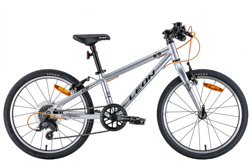 Велосипед Leon GO 7S 20" рама 10" (2022) Серебристый