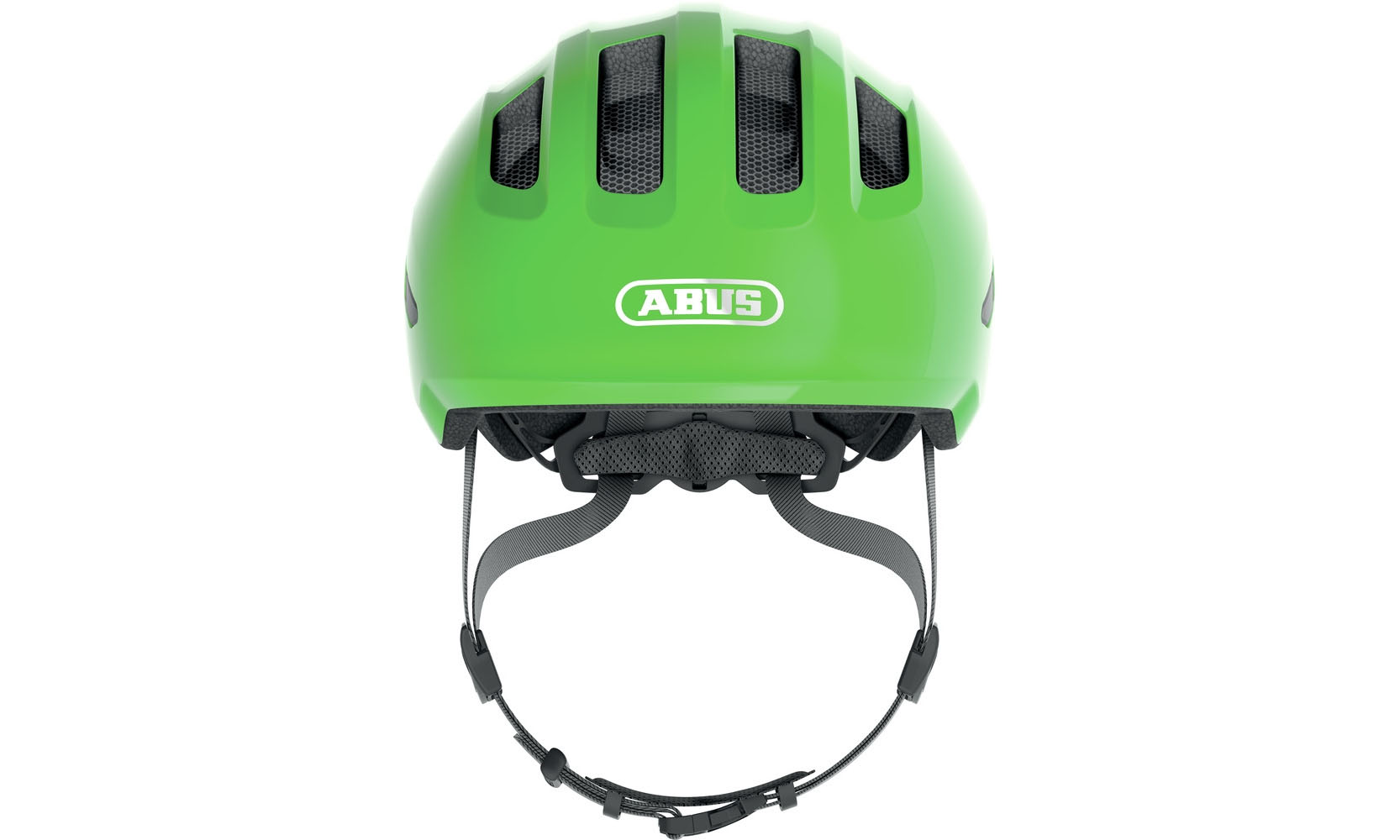 Фотографія Велошолом дитячий ABUS SMILEY 3.0 Shiny Green, розмір M (50-55 см) 2