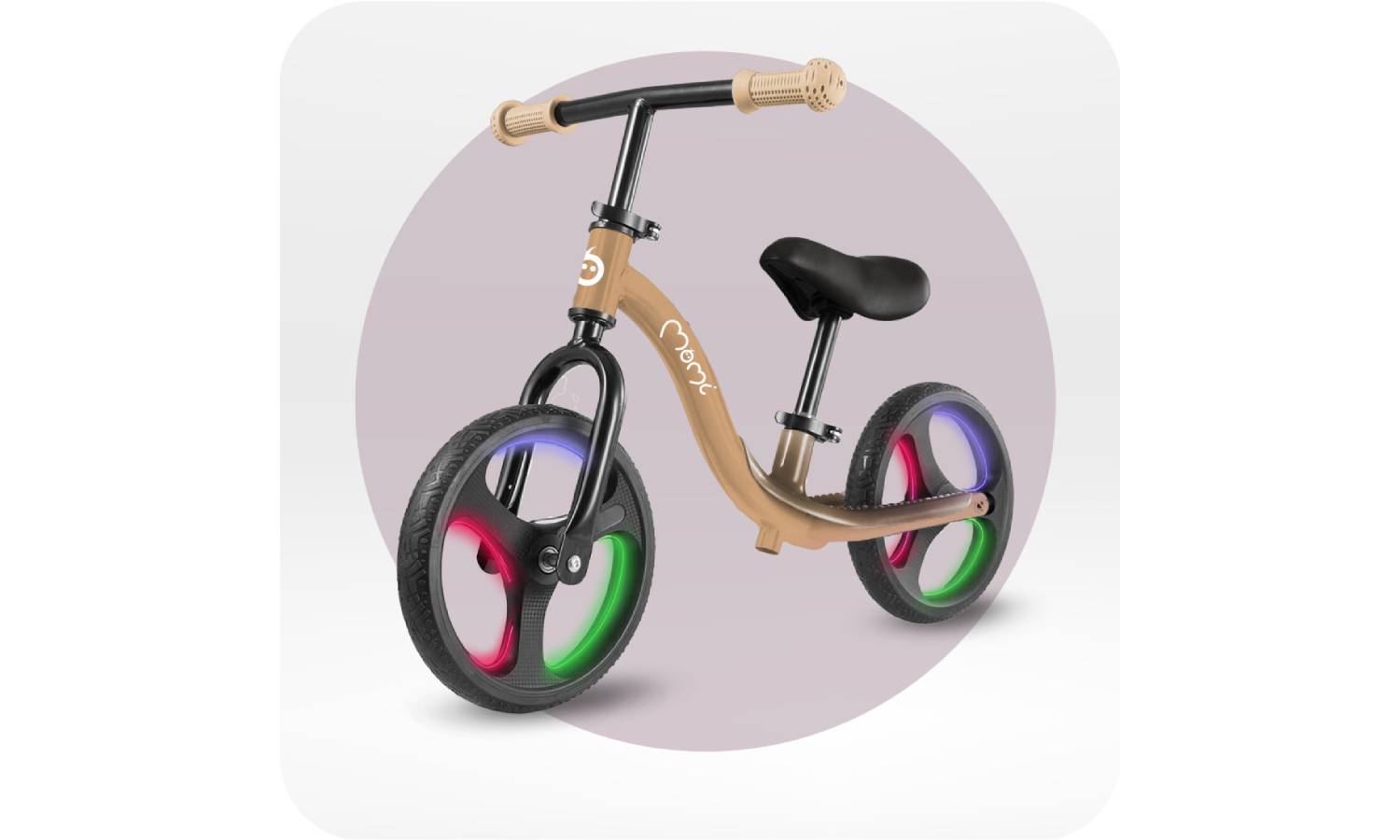Беговел MoMi ISOKA LED Beige 8