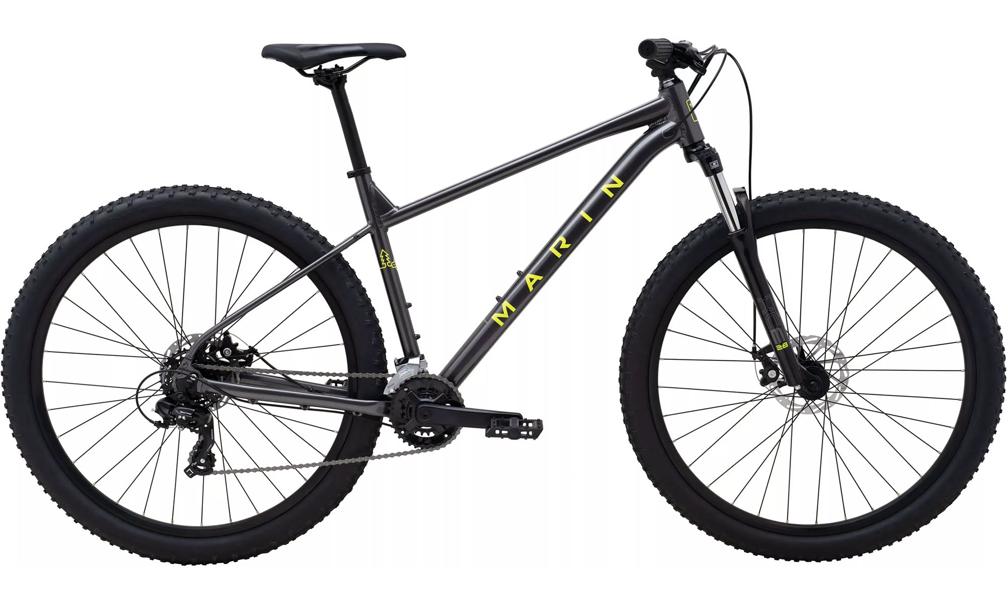 Велосипед Marin BOLINAS RIDGE 1, 29", размер L, год 2026, угольно-желтый Велосипед Marin BOLINAS RIDGE 1, 29", размер L, год 2026, угольно-желтый