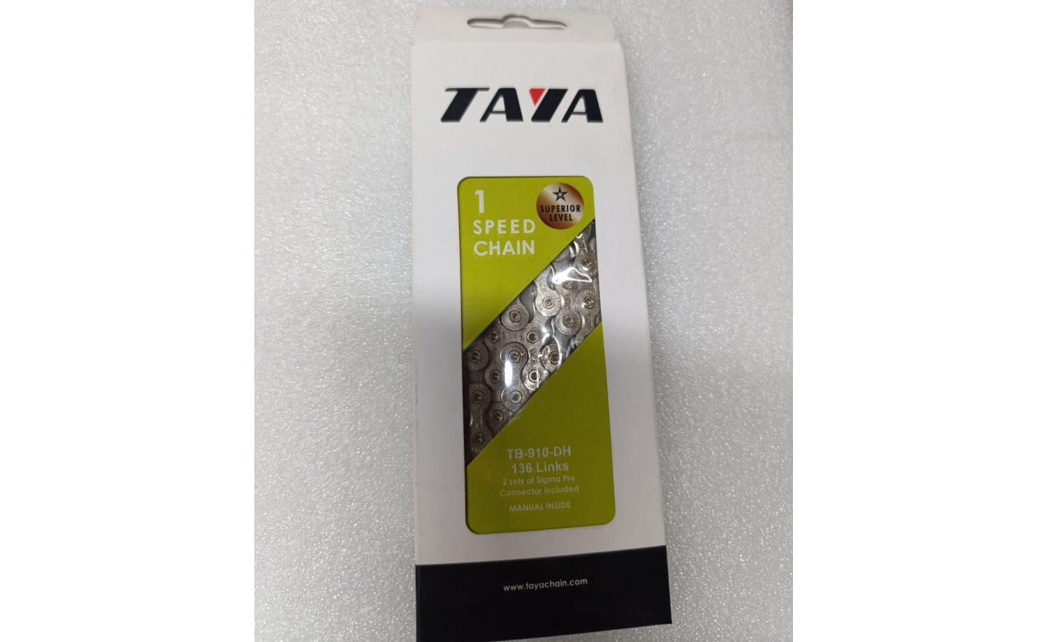 Цепь Taya eTB-910-DH 1 шв 1/2"X1/8",136L, серебристый 2