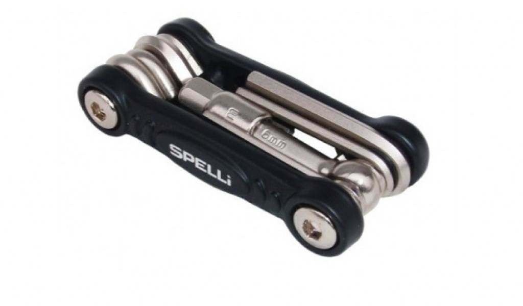 Універсальний ключ Spelli SBT-286B 8 предметів чорний 2