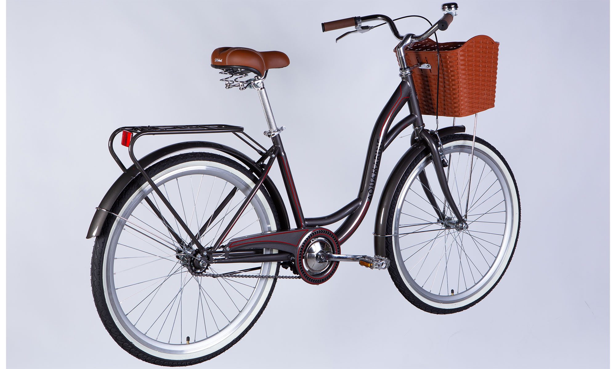 Фотографія Велосипед Dorozhnik AQUAMARINE BH 26", розмір M, рама-17", 2025, сірий 4