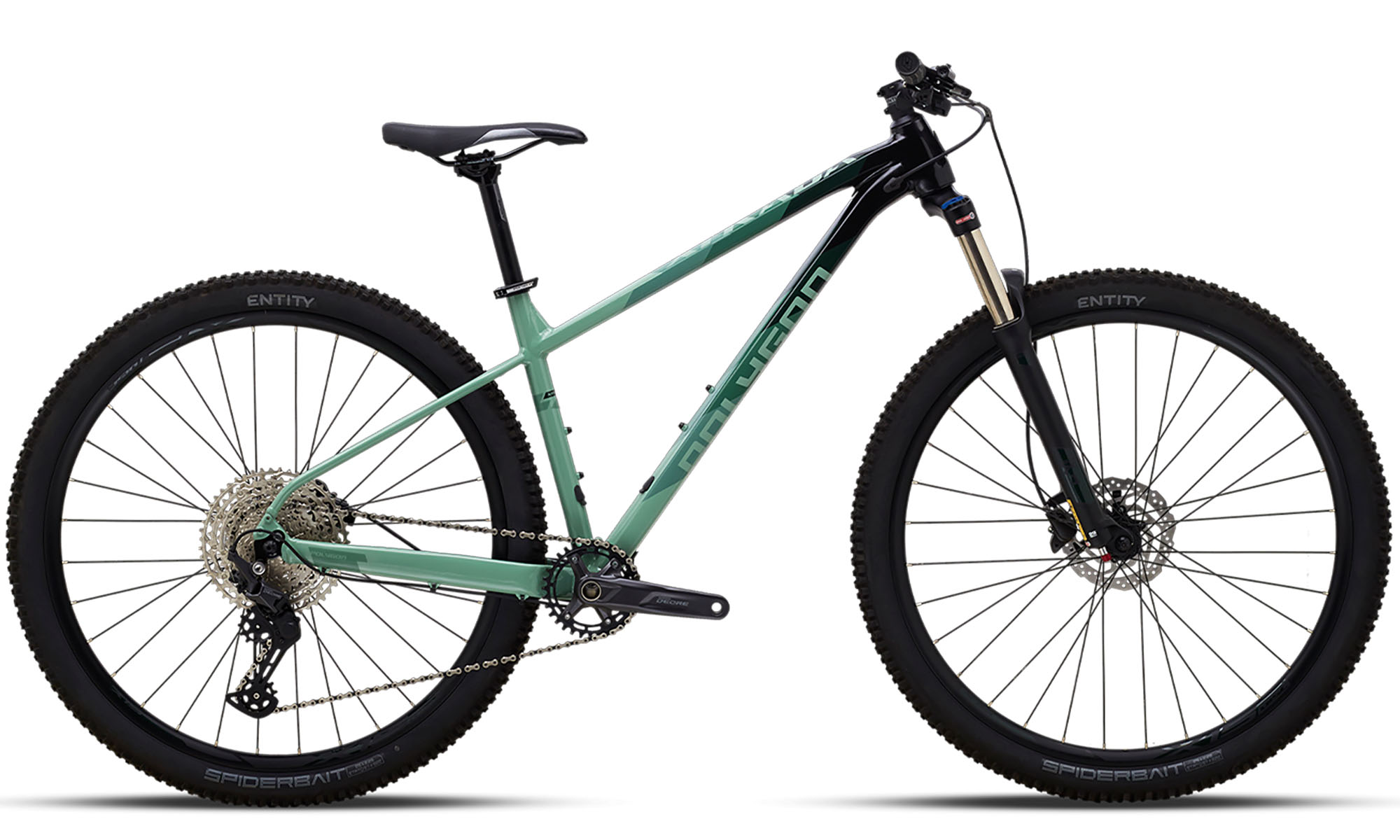 Велосипед POLYGON XTRADA 6 27.5", размер S, рама 15, год 2026, черно-зеленый 