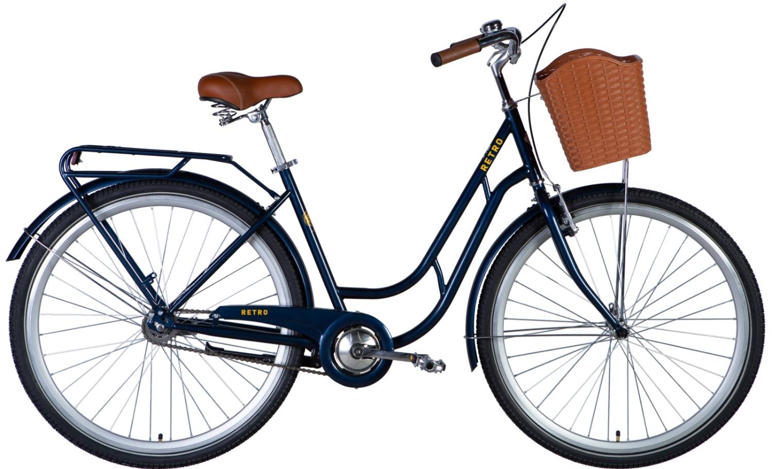 Фотографія Велосипед Dorozhnik RETRO 28" розмір L рама 19 2024 Синій