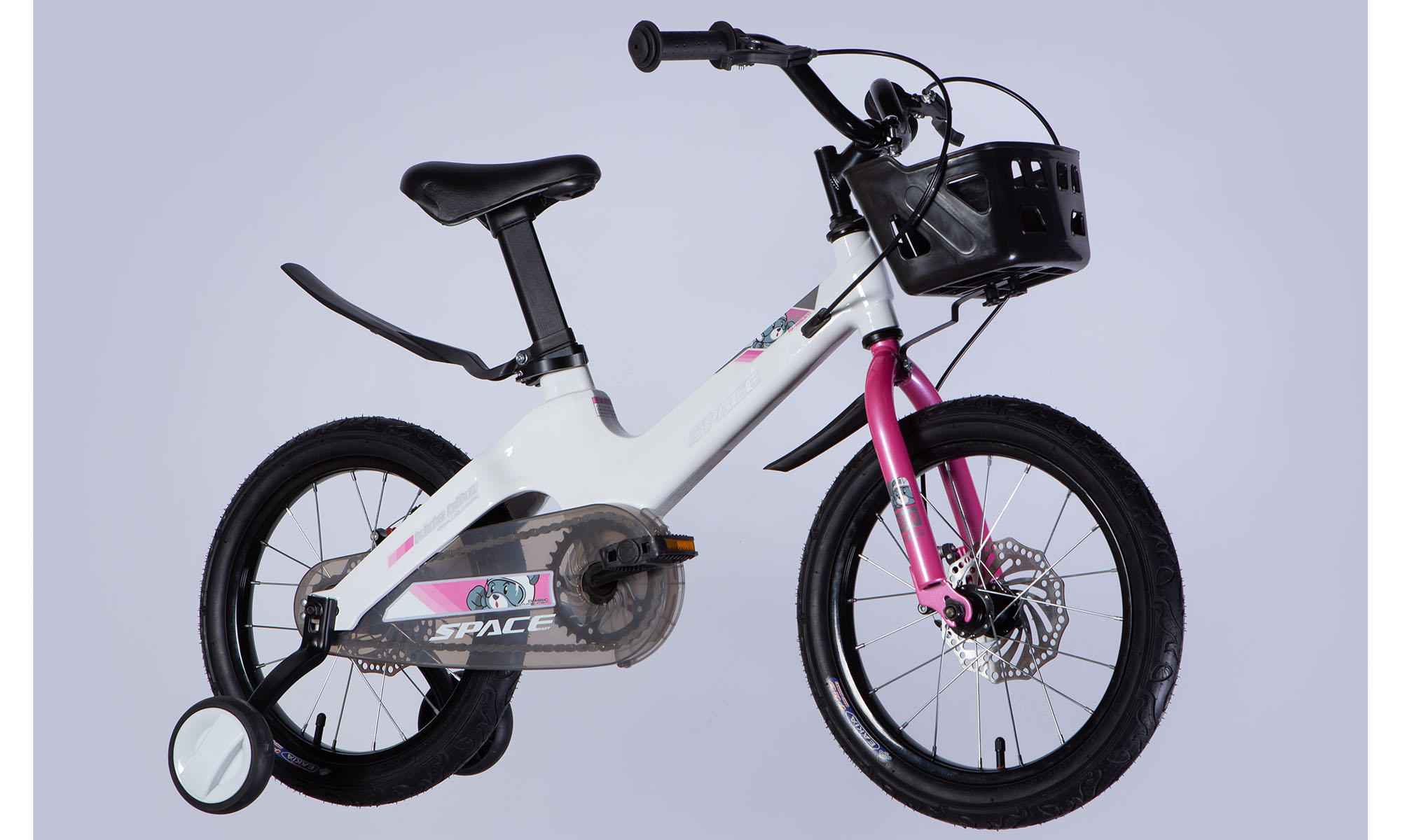 Фотографія Велосипед SPACE KID MOON DD 16", размер XXS, рама-9", 2025, белый 5