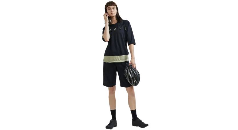 Фотографія Велошорти Craft ADV Offroad XT Shorts with Pad жіночі, розмір L, сезон SS 21, чорний 3