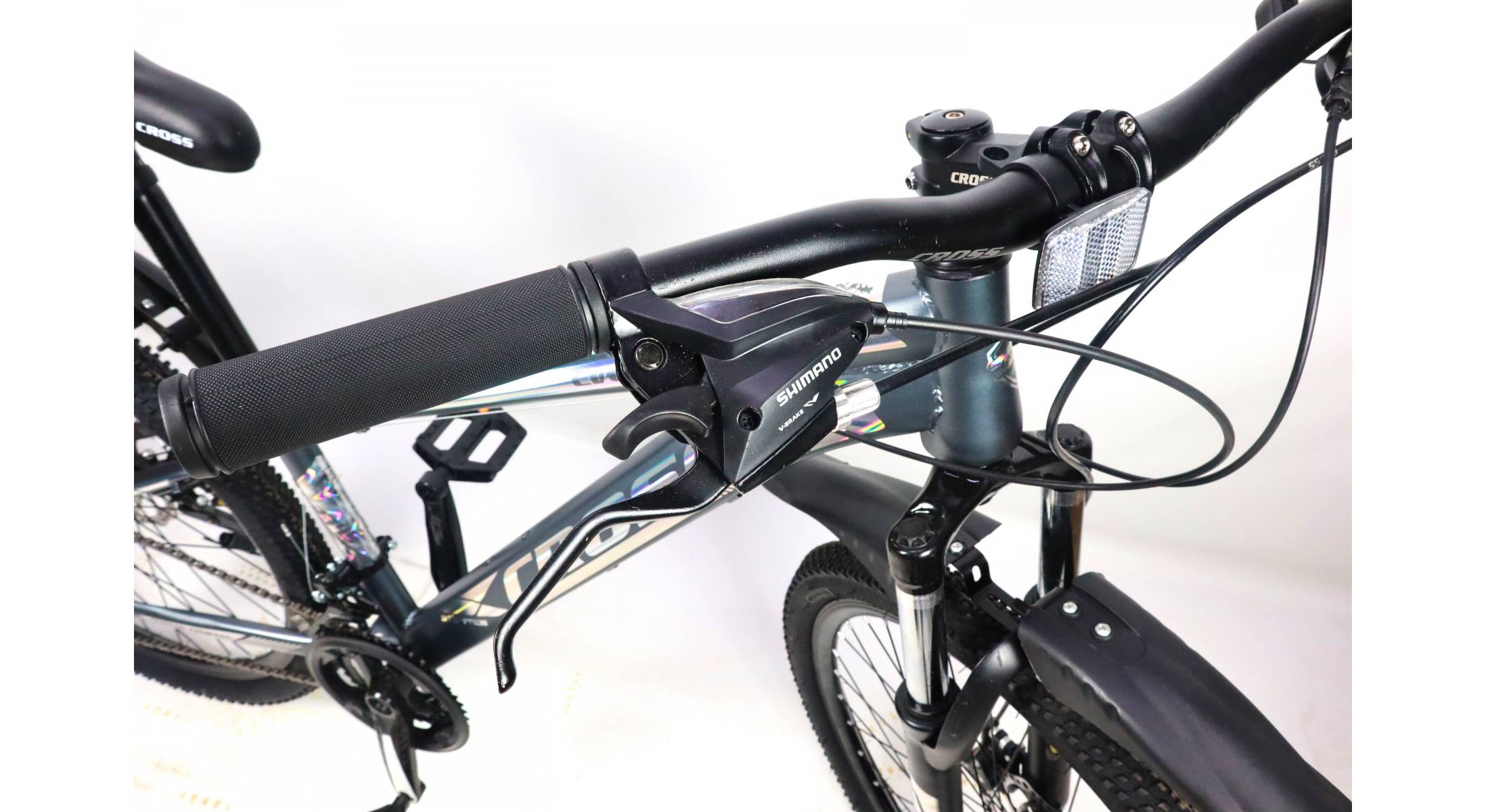 Фотографія Велосипед Cross Evolution V2 26", розмір XS рама 13" (2021) Сірий 5