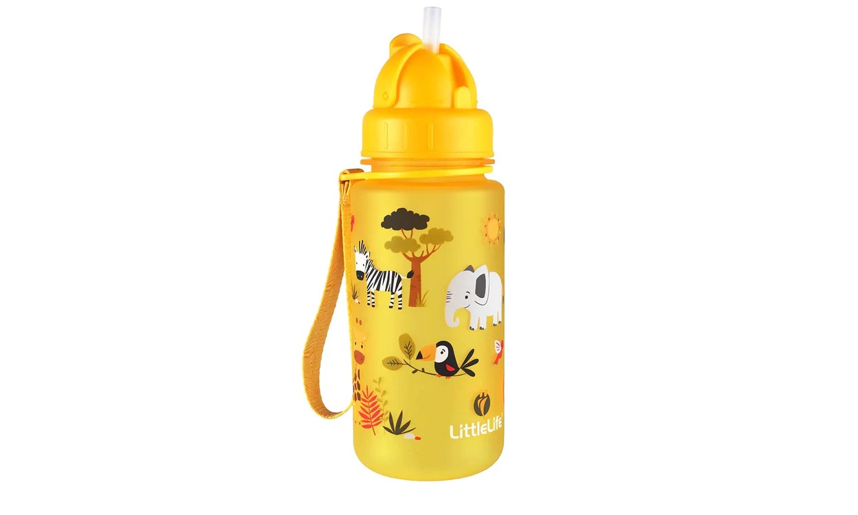 Фотография Фляга детская Little Life Water Bottle 0.4 L safari 3