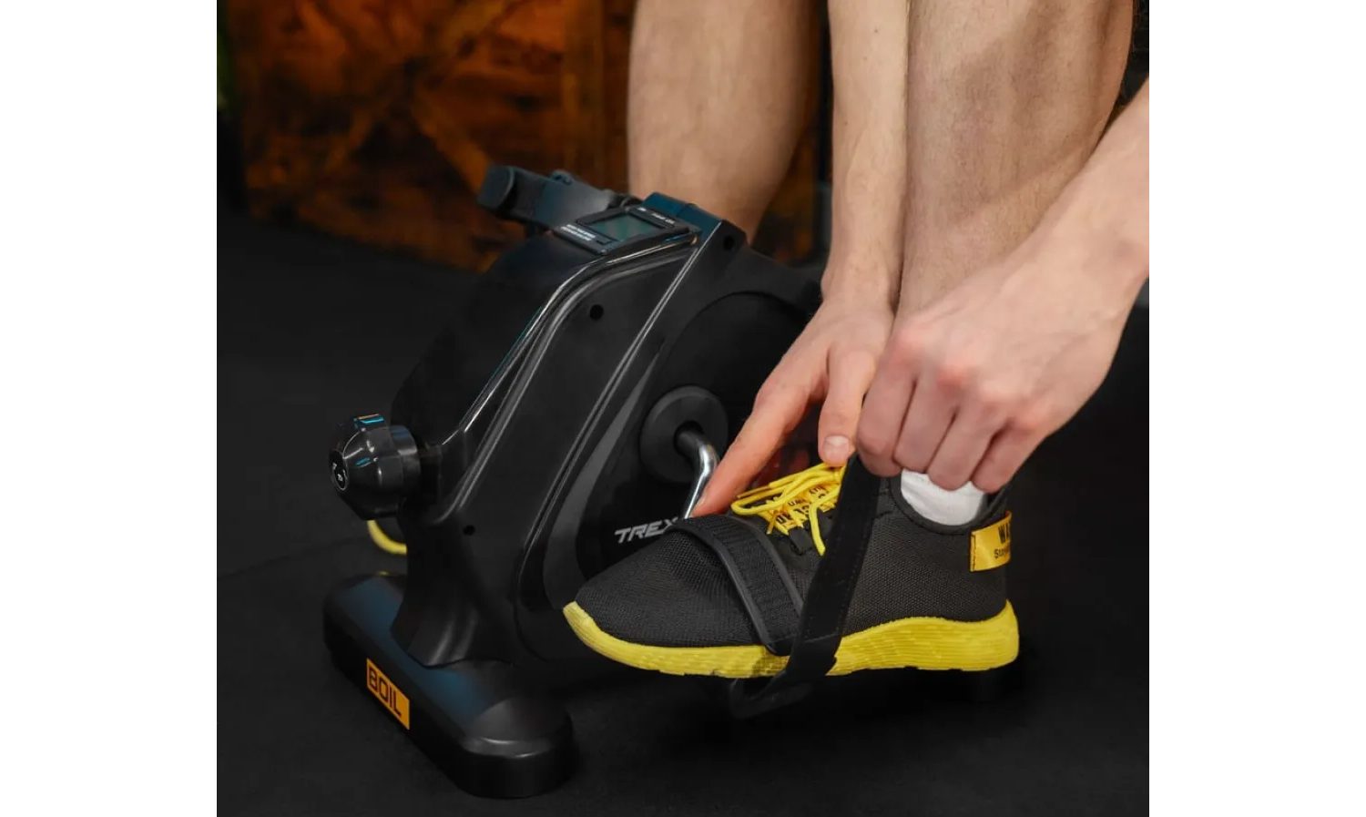 Мини велотренажер 2в1 Trex Sport TX-120BB BOIL для реабилитации черный 8