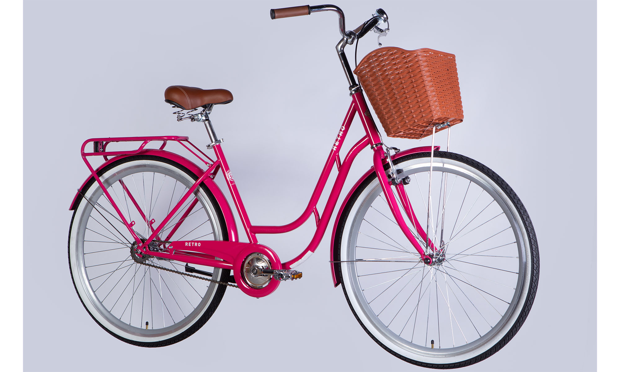 Велосипед Dorozhnik RETRO Velosteel 28", размер L, рама 19", 2025, розовый  5