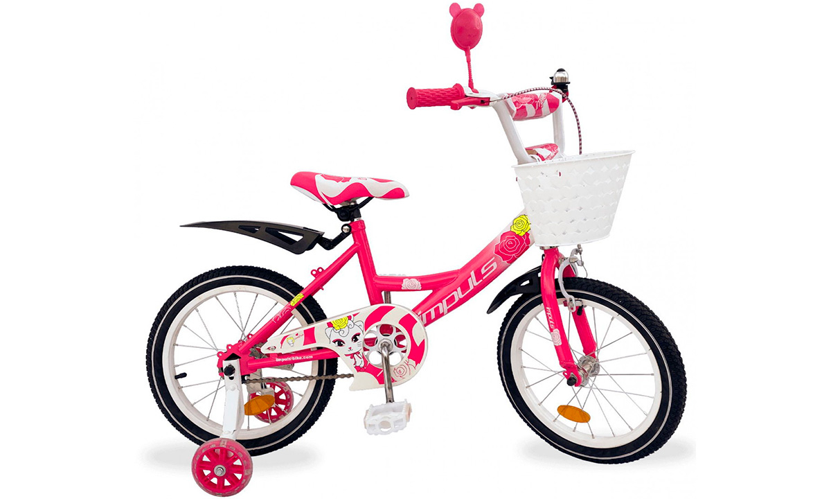 Фотография Велосипед Impuls Kids 16" (2021) 2021 Малиновый