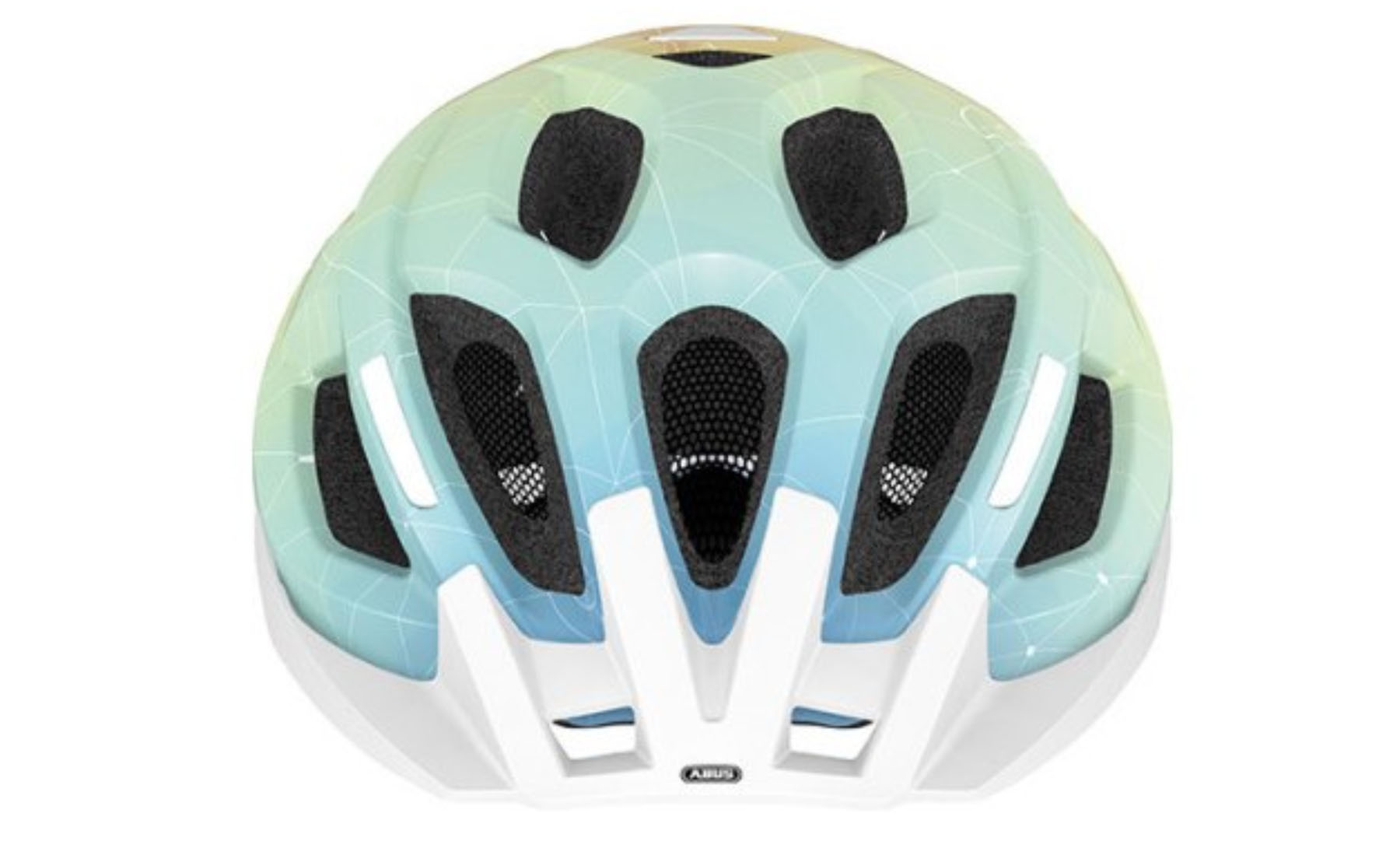Велошлем спортивный ABUS ADURO 2.0 Blue Art размер M (52-58 см), сине-желтый 2 Велошлем спортивный ABUS ADURO 2.0 Blue Art размер M (52-58 см), сине-желтый 2
