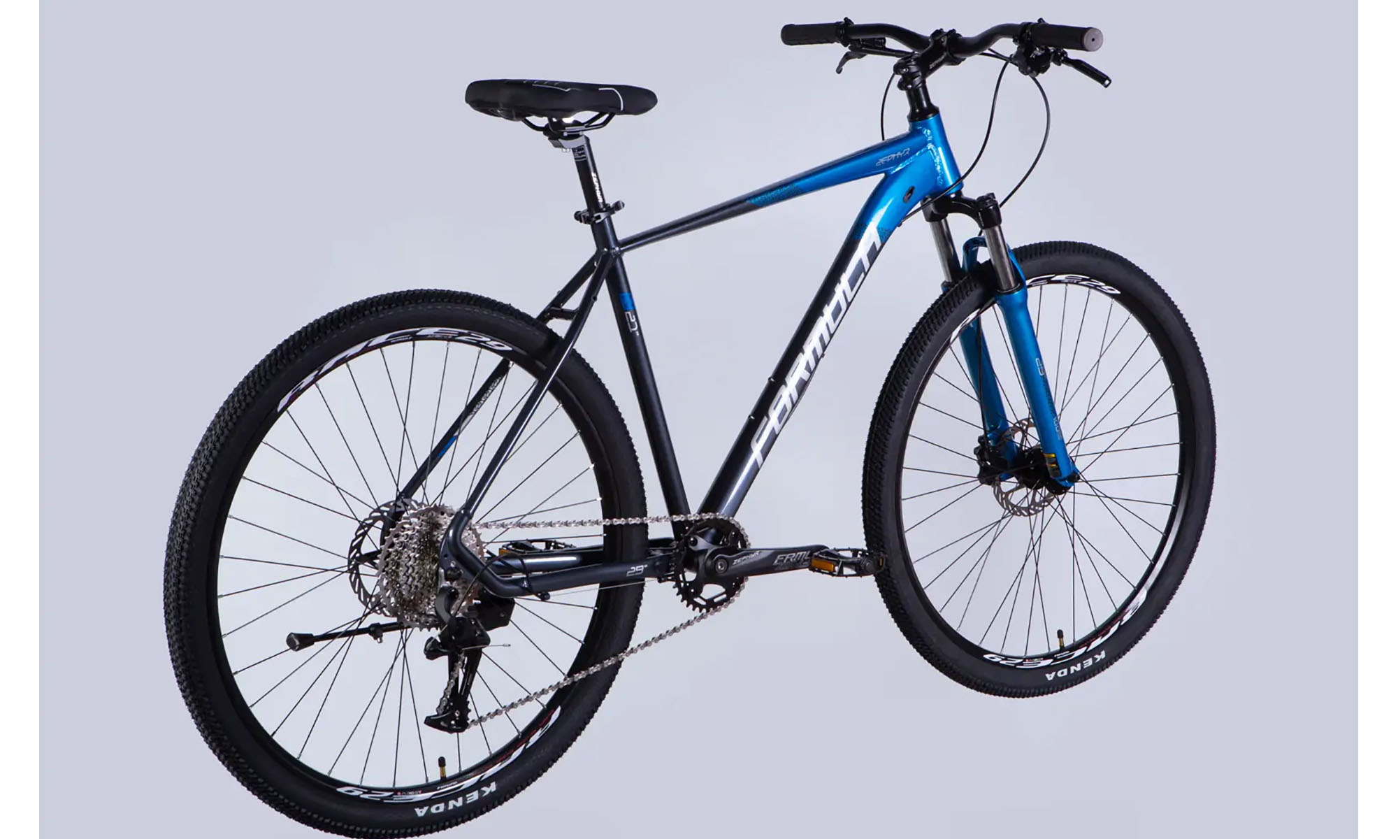 Велосипед Formula ZEPHYR 1.0 HDD 29", размер XL рама-21", год 2026, сине-серый 5