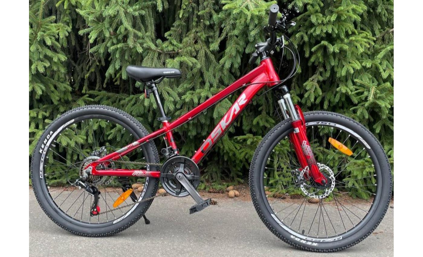 Фотографія  Велосипед Oskar Cyber 24" размер XXS рама 11 2024 Красный