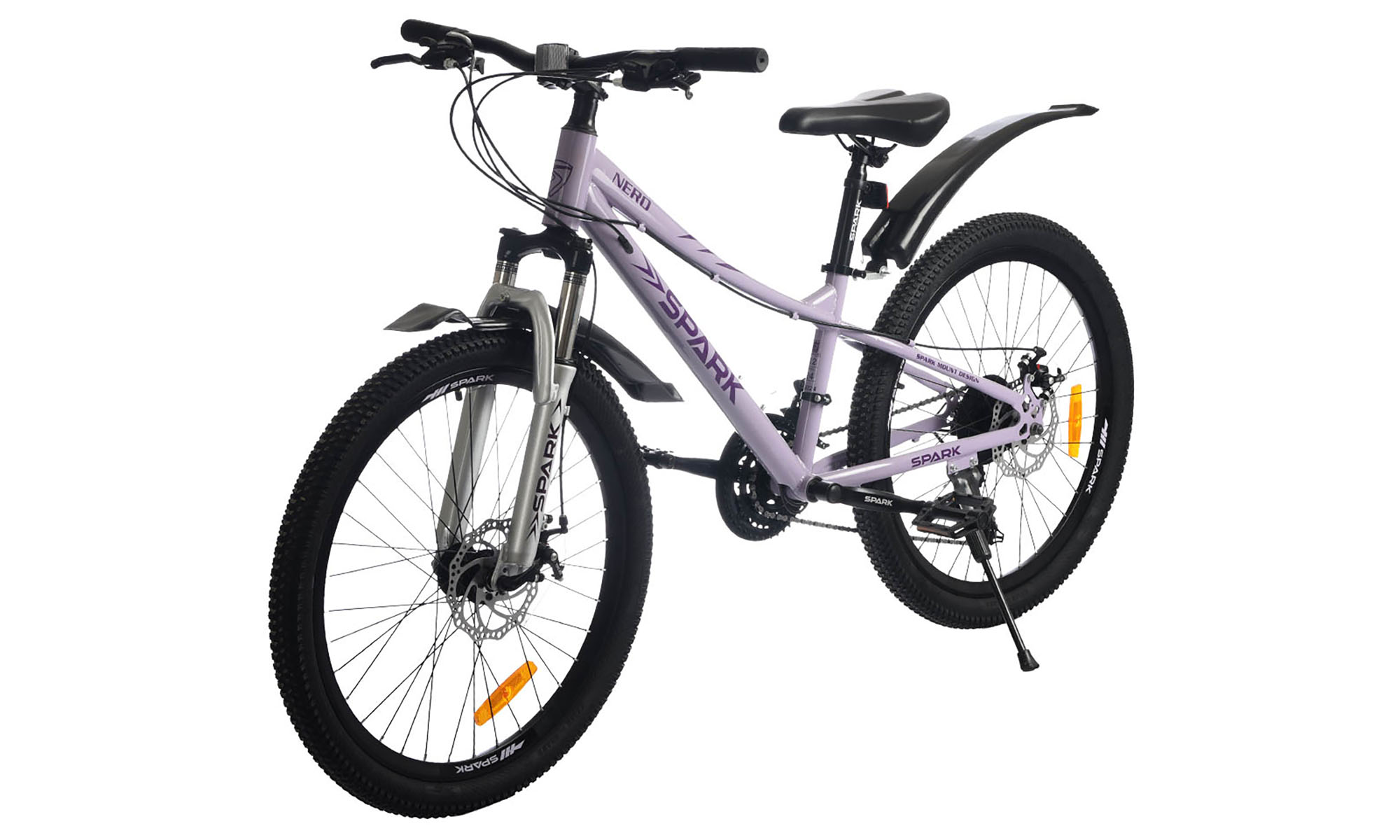 Велосипед SPARK NERO 24", размер XXS, рама 12", год 2026, светло-сиреневый 2 Велосипед SPARK NERO 24", размер XXS, рама 12", год 2026, светло-сиреневый 2