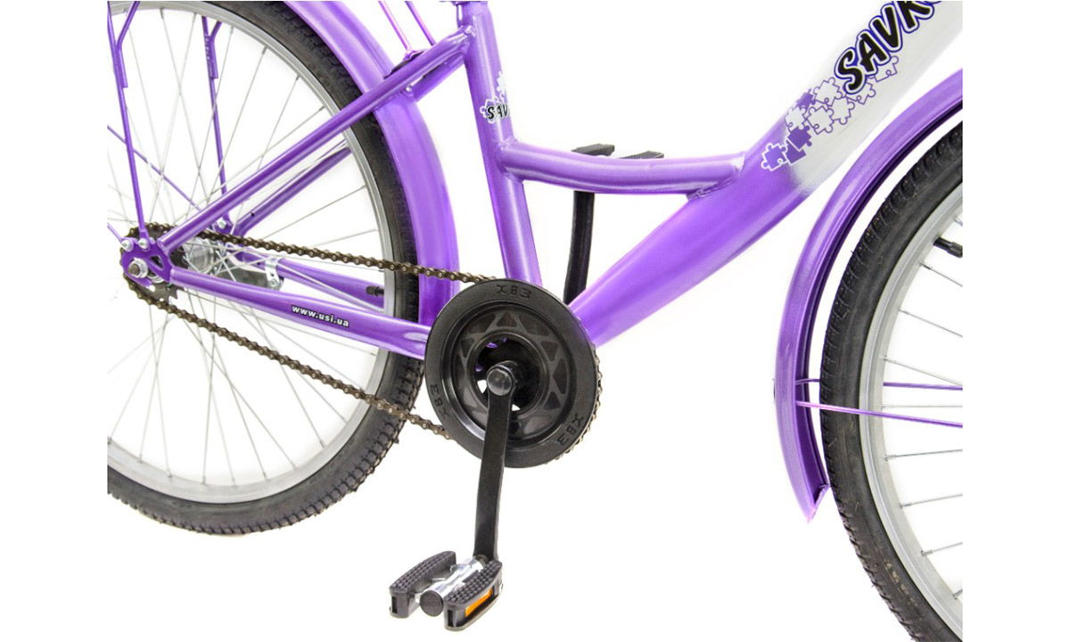 Фотографія Велосипед підлітковий 24" ХВЗ Teenager CZ 01-2 (2020) 2020 Фіолетовий 3