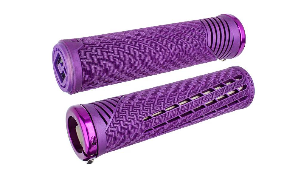 Гріпси ODI CF Grip v2.1 Lock-On Cosmic Purple/Pearl w/PurpleClamp 