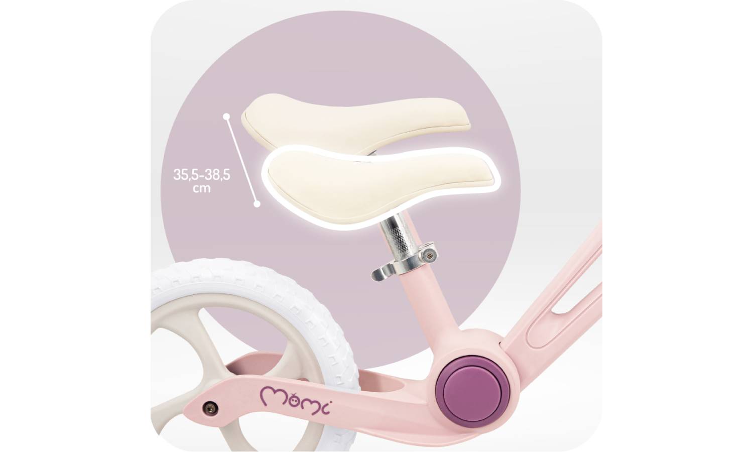 Беговел MoMi NORU Pink 7