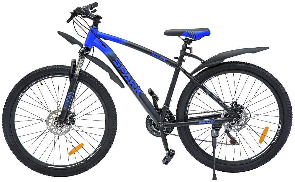 Велосипед Spark Mount 27,5" розмір М рама 17" 2025 чорний з синім (м) 11 Велосипед Spark Mount 27,5" розмір М рама 17" 2025 чорний з синім (м) 11