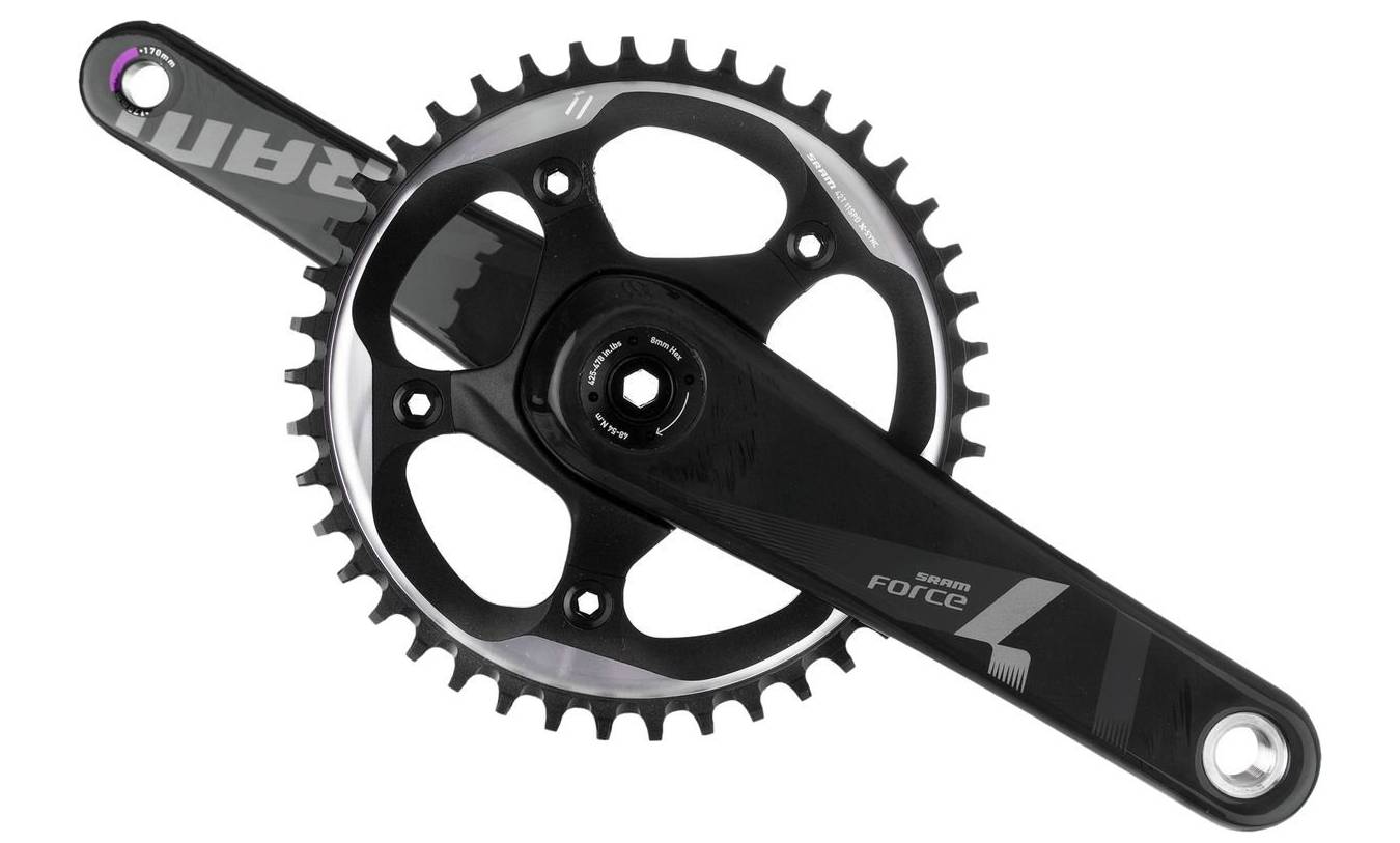 Фотография Шатуны SRAM Force1 BB386 172.5 w 42T X-SYNC Chainring Bearings NOT Included 2