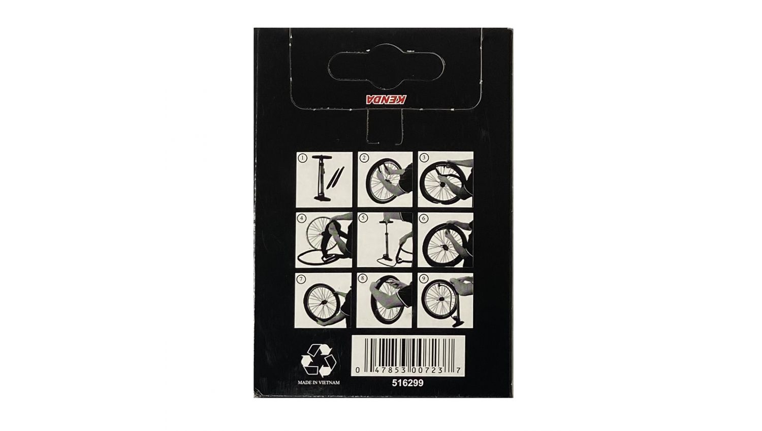 Камера KENDA 28/29x1.90-2.35, F/V-48мм, 50/58-622, у коробці 4