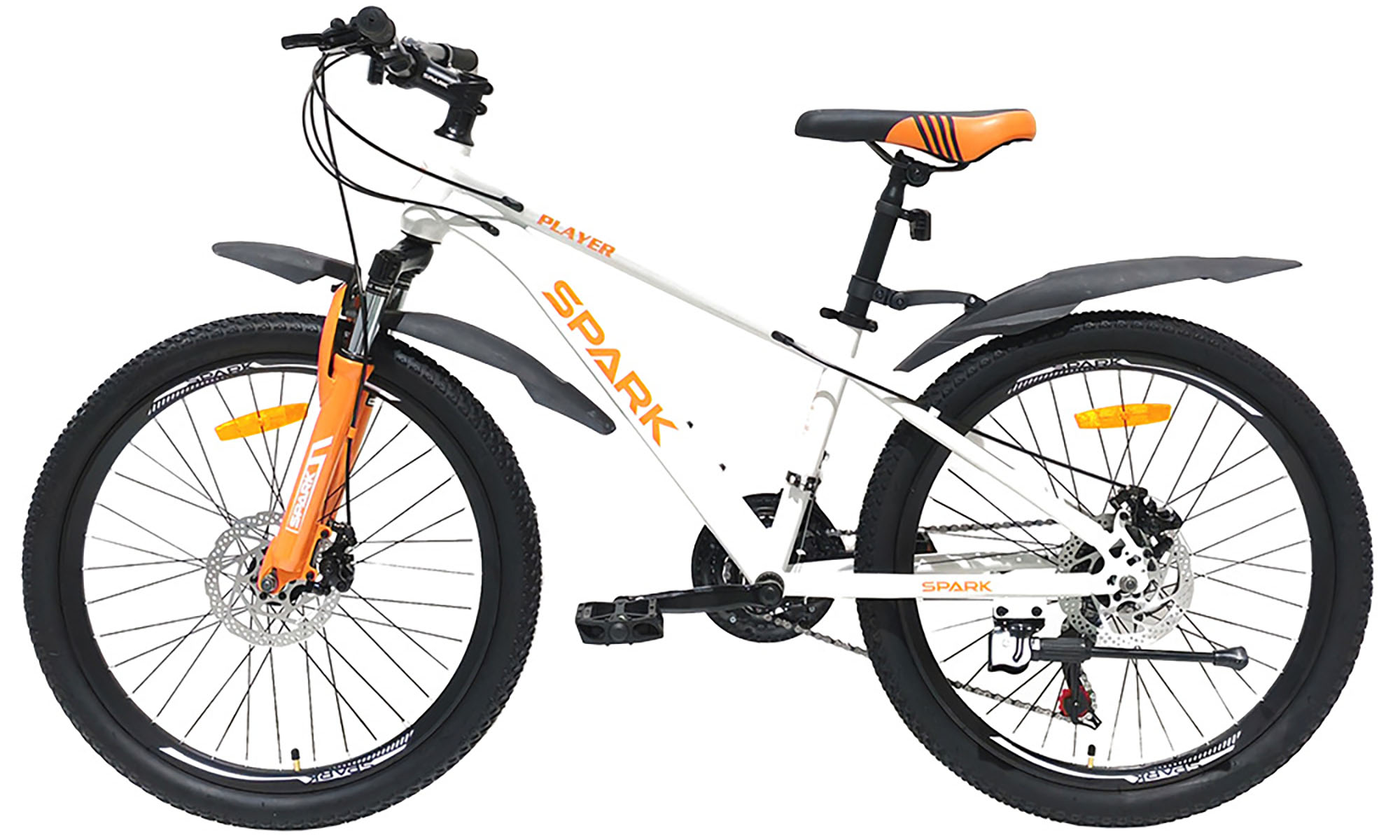 Велосипед SPARK PLAYER 24", розмір XS, рама 13", рік 2025, білий 3