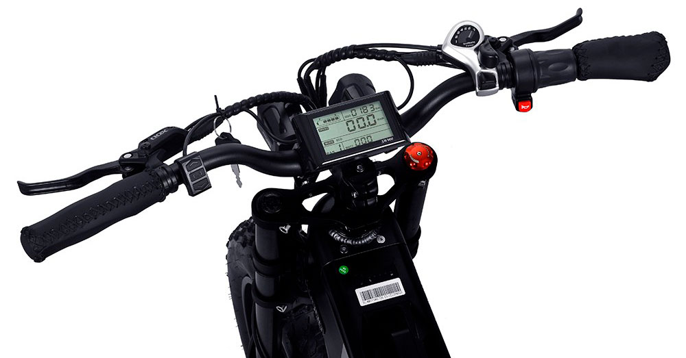 Електровелосипед фетбайк KUGOO T-01, (500 Вт; 13 Ah; 48 В) 20х4", чорний 2