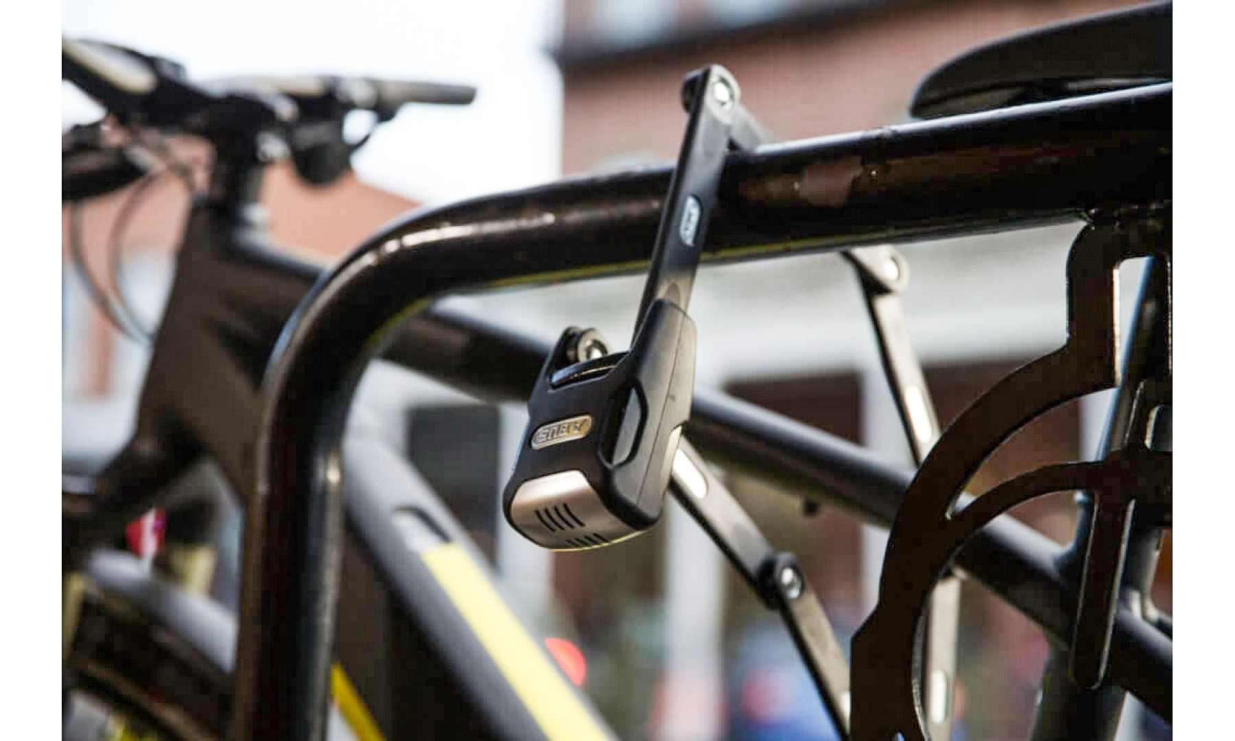 Замок сегментний ABUS 6000KA/120 Bordo Big Alarm Чорний + кріплення SH 3