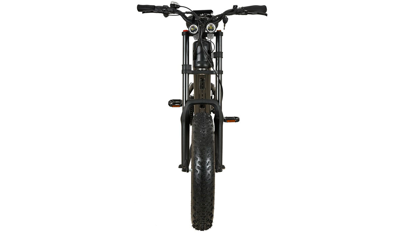 Фотография Электровелосипед фетбайк KUGOO T-01, (500 Вт; 13 Ah; 48 В) 20х4", черный 8